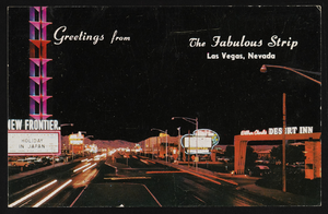 The Las Vegas Strip, image 012: postcard