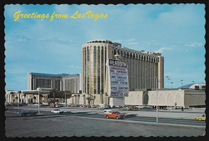 The Aladdin Hotel and Casino, image 001: postcard