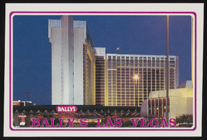 Bally's Hotel and Casino, image 008: postcard