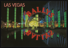 Bally's Hotel and Casino, image 011: postcard