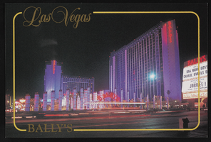 Bally's Hotel and Casino, image 013: postcard