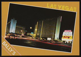 Bally's Hotel and Casino, image 018: postcard