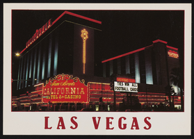 California Hotel and Casino, image 003: postcard