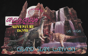 Circus Circus Grand Slam Canyon Adventure Dome, image 004: postcard