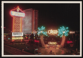 Dunes Hotel and Oasis Casino, image 002: postcard