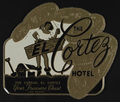 El Cortez Hotel and Casino, image 003: postcard