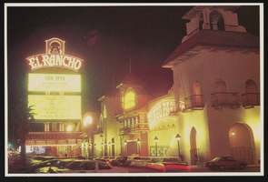 El Rancho Hotel and Casino, image 004: postcard
