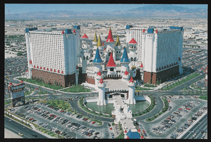 Excalibur Hotel and Casino, image 002: postcard