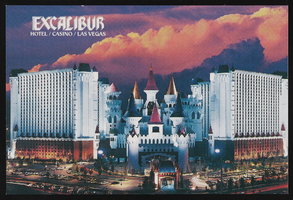 Excalibur Hotel and Casino, image 004: postcard