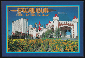 Excalibur Hotel and Casino, image 010: postcard