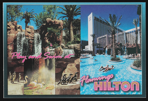 Flamingo Hilton Hotel and Casino, image 008: postcard