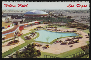 Hilton Hotel, image 002: postcard