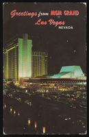 MGM Grand Hotel and Casino, image 004: postcard