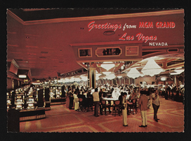 MGM Grand Hotel and Casino, image 005: postcard