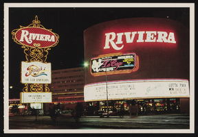 Riviera Hotel and Casino, image 009: postcard