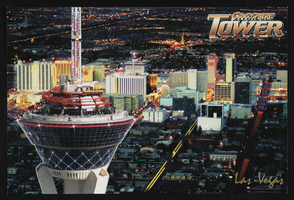 Stratosphere Hotel and Casino, image 003: postcard