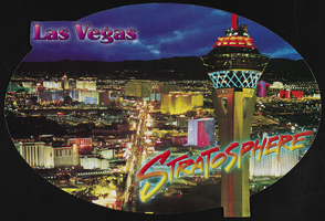 Stratosphere Hotel and Casino, image 004: postcard