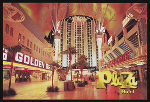 Union Plaza Hotel and Casino on Fremont Street, image 004: postcard