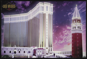 Venetian Hotel and Casino, image 001: postcard