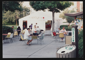 UNLV Student Union pavilion set up during MSU renovation: photographic print