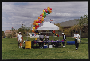 Flex Lounge booth at Gay Pride: photographic print