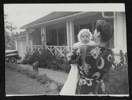 Victoria Doll, adopted daughter of Alice Henderson Doll, on the day of her christening: photographic prints