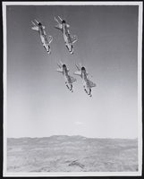 Thunderbirds performing, Las Vegas, Nevada: photographic print