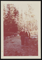 Victoria Siegfried with her husband Gordon Barker: photographic print