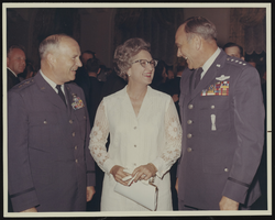 Dorothy Cannon and General Ryan: photographic print