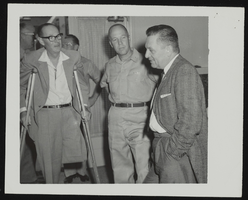 Howard Cannon visits Indian Springs Air Force Base, Nevada: photographic print