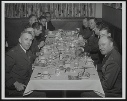 A luncheon at Aeronautical Systems Division (ASD) at Wright-Patterson Air Force Base, Ohio: photographic print