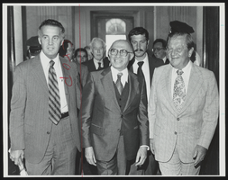 Howard Cannon with Menachem Begin: photographic print