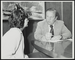 Howard Cannon with an unidentified woman: photographic print