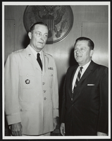 General Earle G. Wheeler with Howard Cannon during a meeting of the 9999th Air Reserve Squadron: photographic print