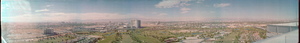 View from Regency Towers in Las Vegas Country Club, Las Vegas, Nevada: panoramic photograph