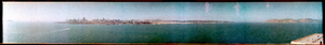View of San Francisco from Alcatraz lighthouse, San Francisco, California: panoramic photograph