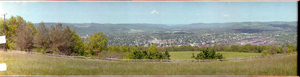 View of Sayre, Pennsylvania from De Sisti Hill, Sayre, Pennsylvania: panoramic photograph