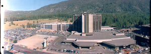 Caesars Tahoe from Sahara Tahoe, Stateline, Nevada: panoramic photograph