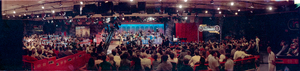 The Jerry Lewis MDA telethon at Sahara Hotel, Las Vegas, Nevada: panoramic photograph