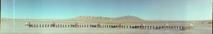 United States Airforce Thunderbirds at Nellis Air Force Base, Las Vegas, Nevada: panoramic photograph