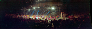 Barnum &amp; Bailey Circus, San Francisco, California: panoramic photograph