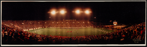 UNLV vs. Brigham Young University football game at Silver Bowl stadium, Las Vegas, Nevada: panoramic photograph