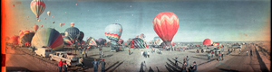 1982 Albuquerque balloon festival, Albuquerque, New Mexico: panoramic photograph