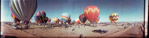 1982 Albuquerque balloon festival, Albuquerque, New Mexico: panoramic photograph