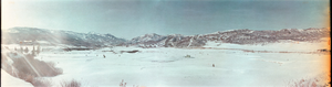 Snowmass and golf course, Aspen, Colorado: panoramic photograph