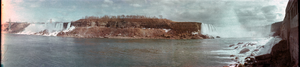 Horseshoe Falls at Niagra Falls, Ontario, Canada: panoramic photograph