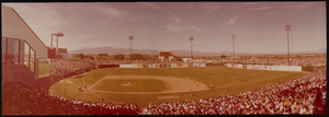 San Diego Padres vs. Las Vegas Stars baseball game at Cashman Field, Las Vegas, Nevada: panoramic photograph