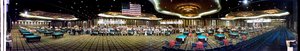 World Series of Tavern Pool (8 ball) at Caesars Palace, Las Vegas, Nevada: panoramic photograph