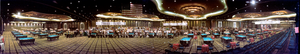 World Series of Tavern Pool (8 ball) at Caesars Palace, Las Vegas, Nevada: panoramic photograph
