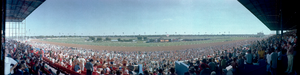 Arlington Park Racetrack, Chicago, Illinois: panoramic photograph
